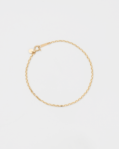 Square Chain DC Bracelet / 18K