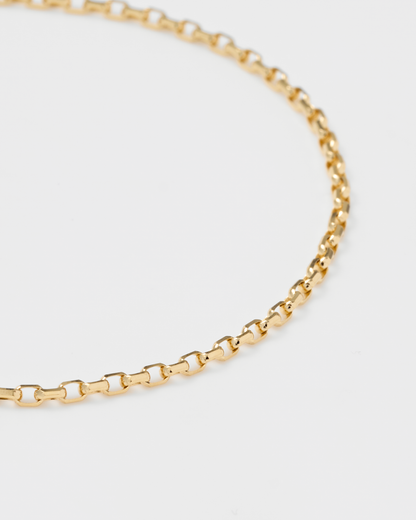 Square Chain DC Bracelet / 18K