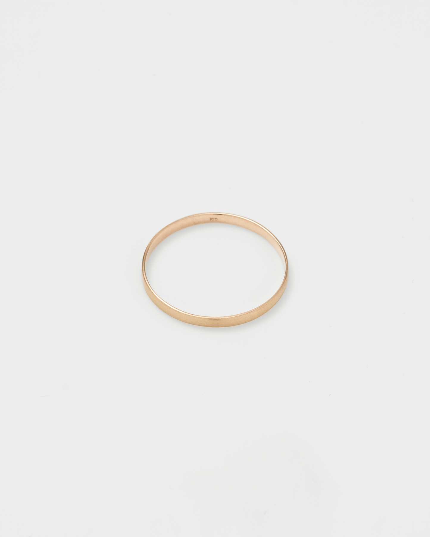 Flat Thick Ring 10K / Mat