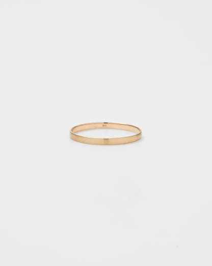 Flat Thick Ring 10K / Mat