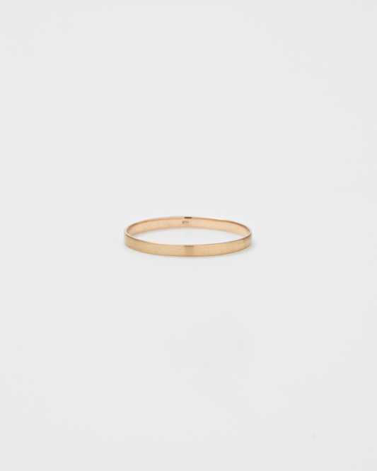 Flat Thick Ring 10K / Mat