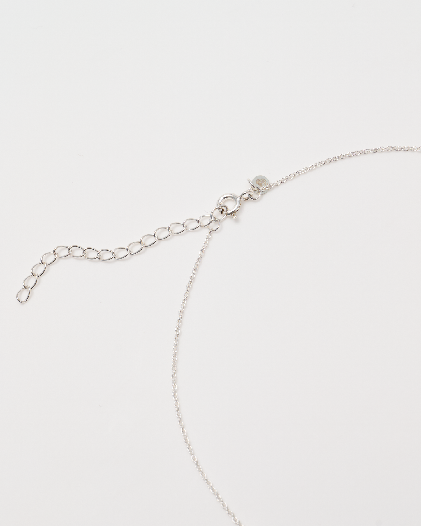Thin Rope Chain Necklace / Silver