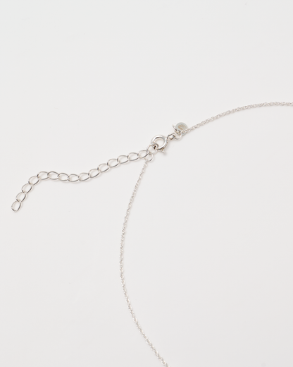 Thin Rope Chain Necklace / Silver