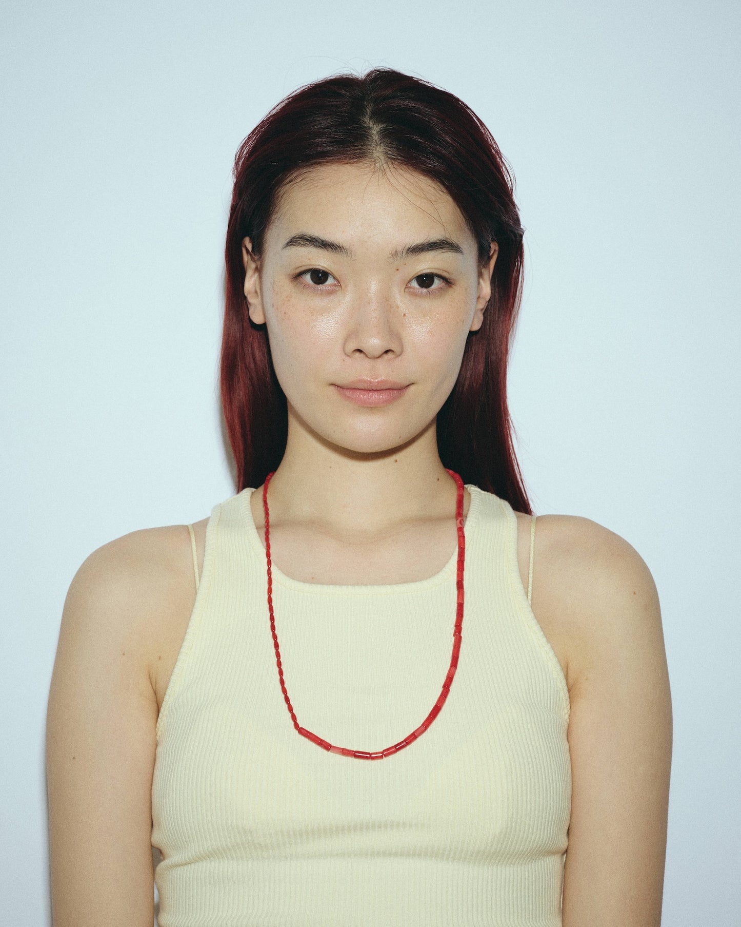 Many Way Coral Necklace (White / Pink / Red)　