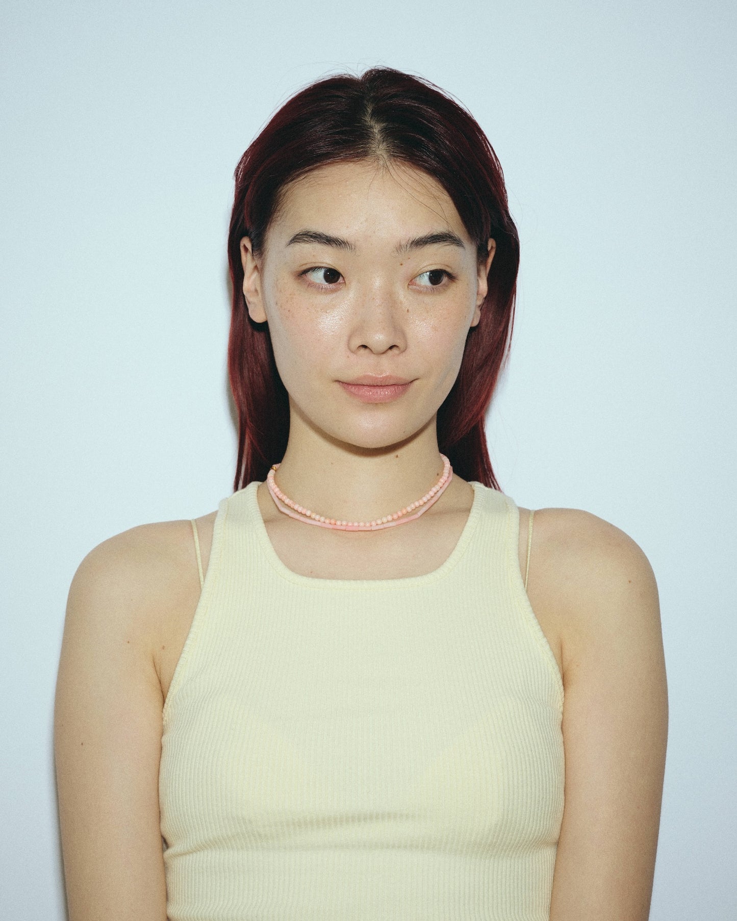 Many Way Coral Necklace (White / Pink / Red)　