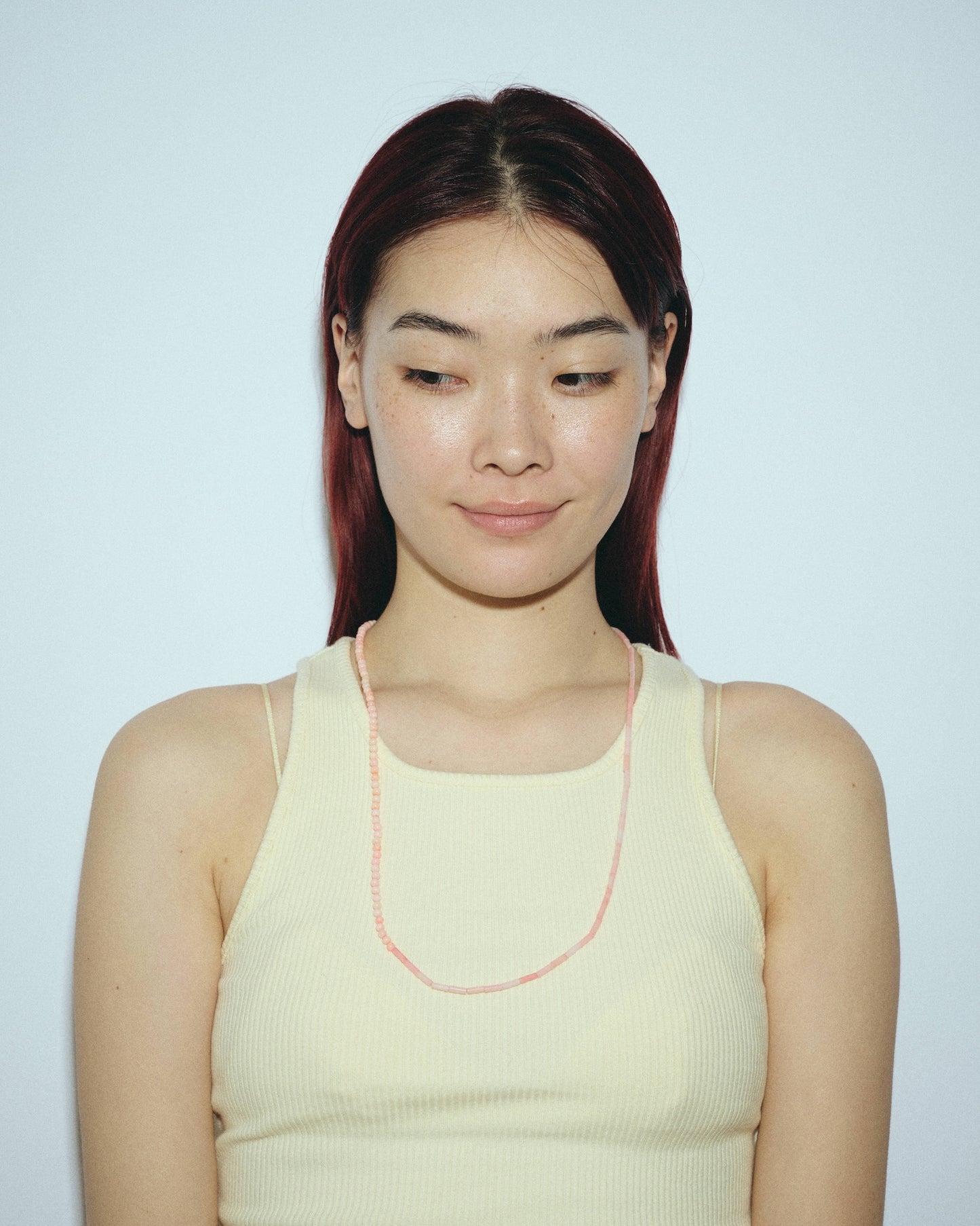 Many Way Coral Necklace (White / Pink / Red)　