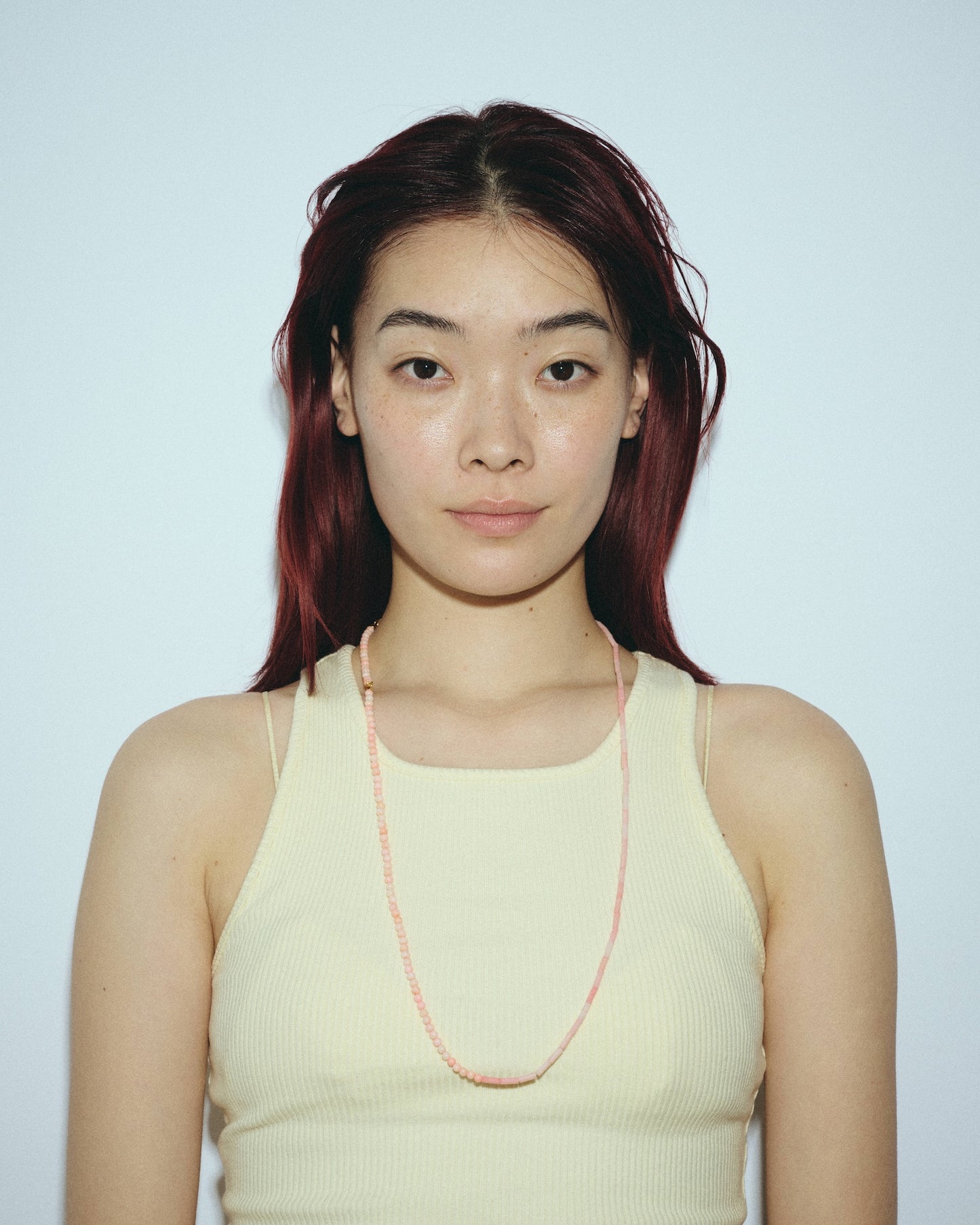 Many Way Coral Necklace (White / Pink / Red)　