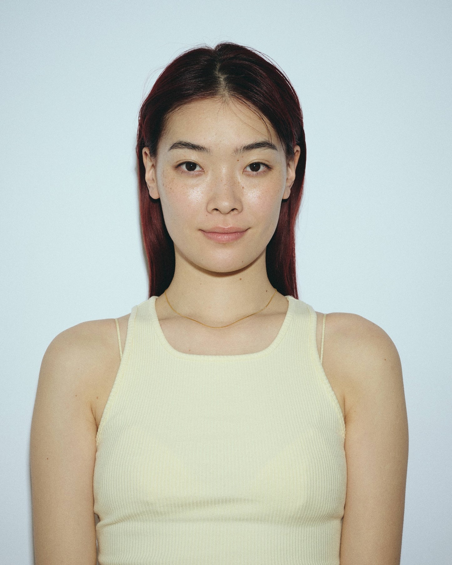 Thin Box Chain Necklace（gold / silver）