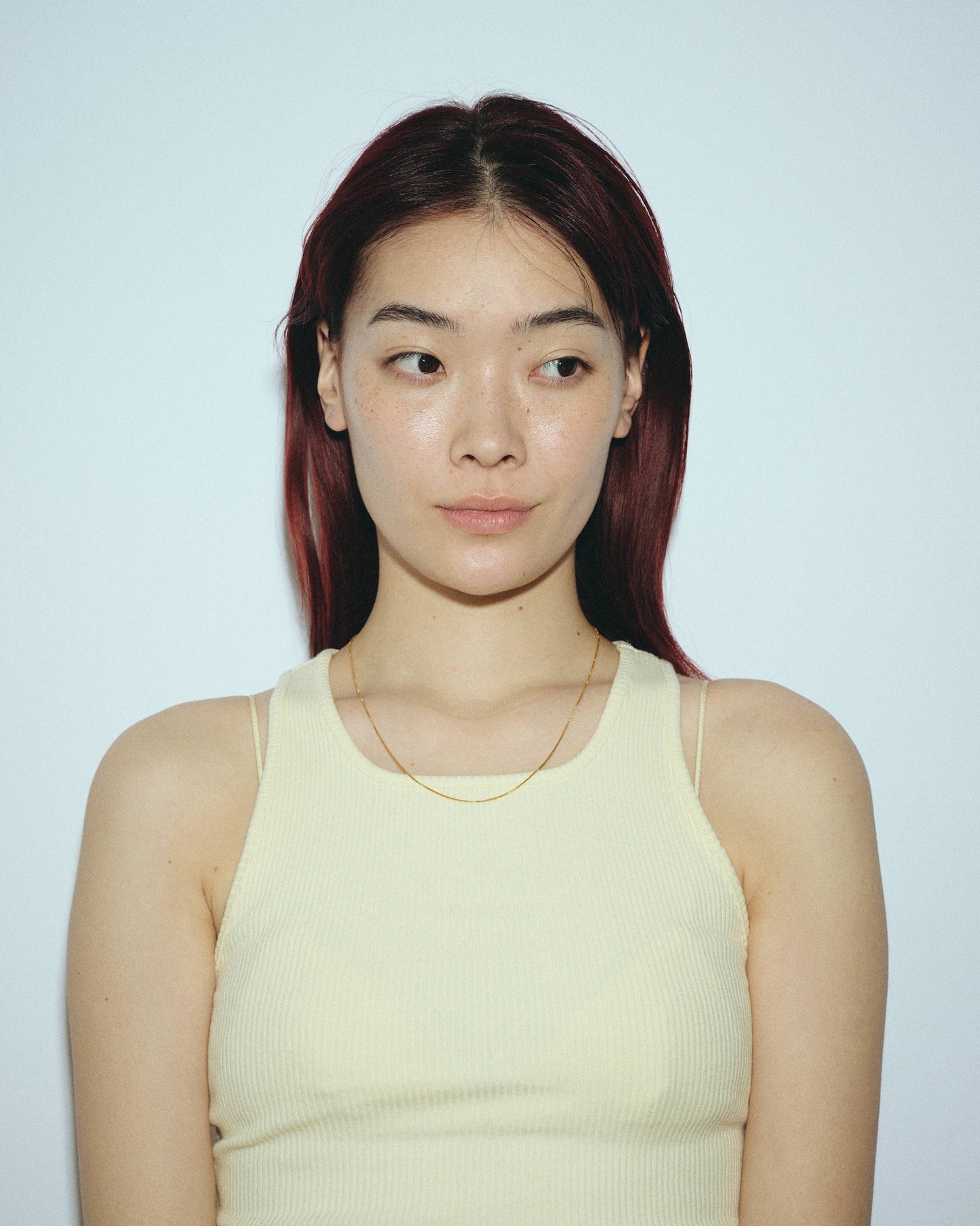 Thin Box Chain Necklace（gold / silver）