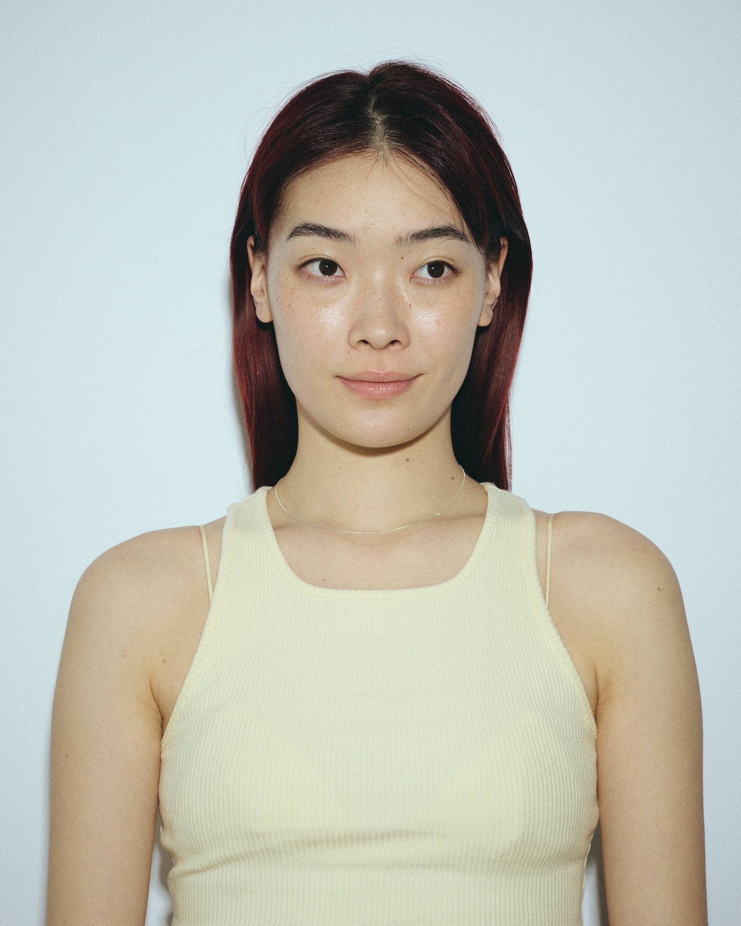 Thin Box Chain Necklace（gold / silver）