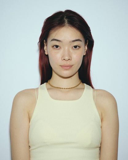 Big Ball Chain Choker 38cm（Gold / Silver）