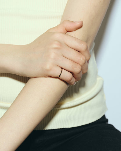 Flat Thick Ring / 10K