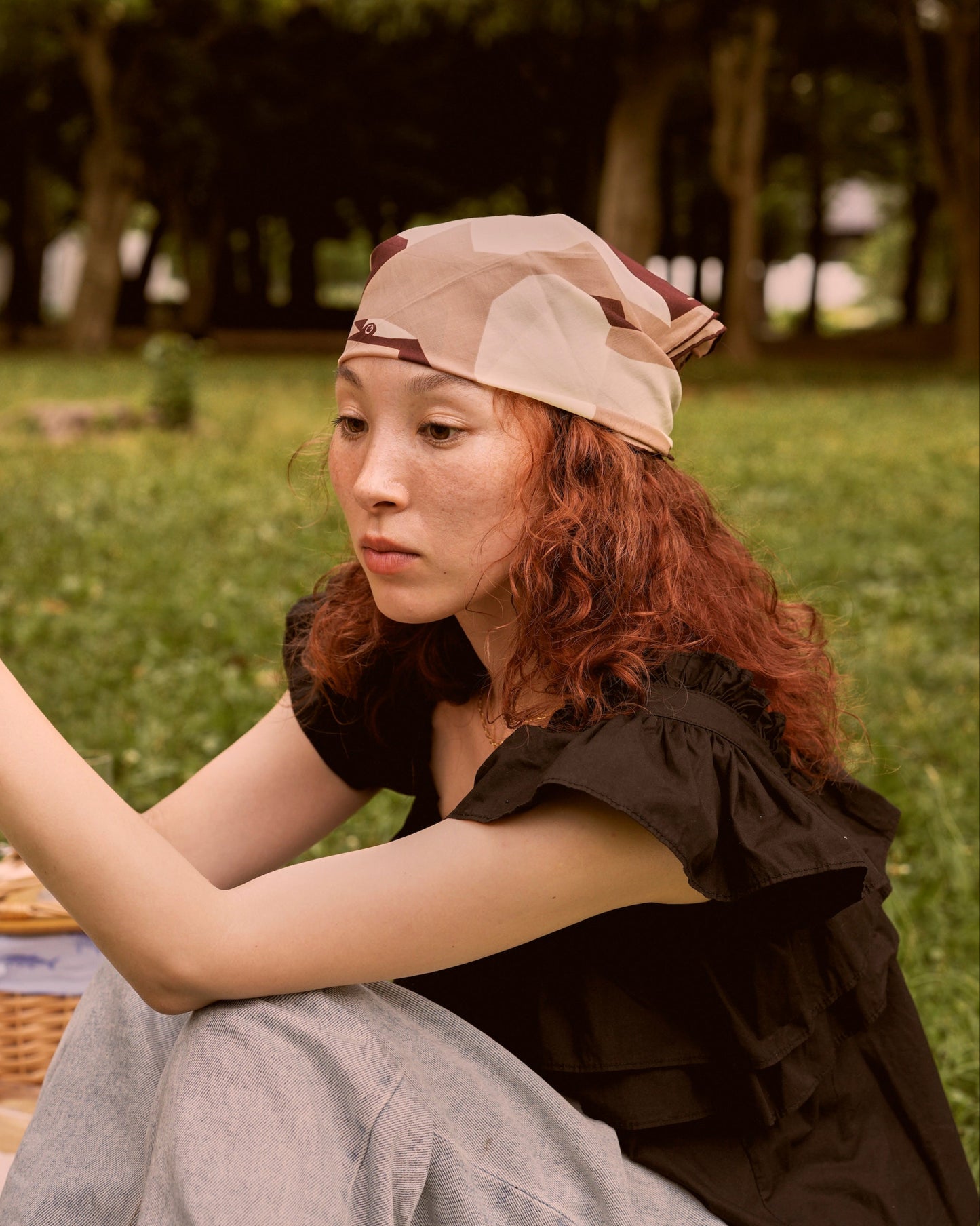 Crane Cotton Bandana