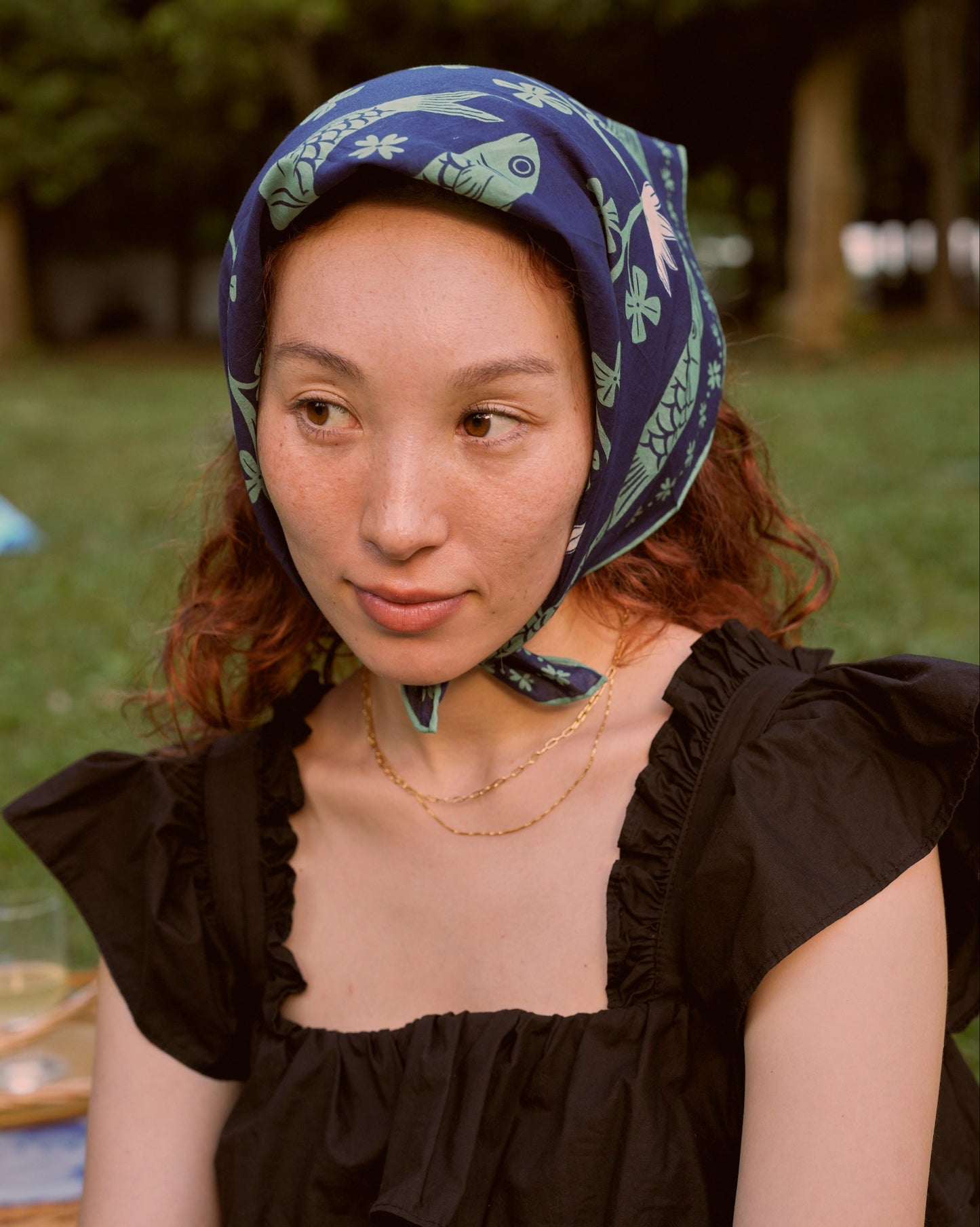 Lucky Fish Cotton Bandana