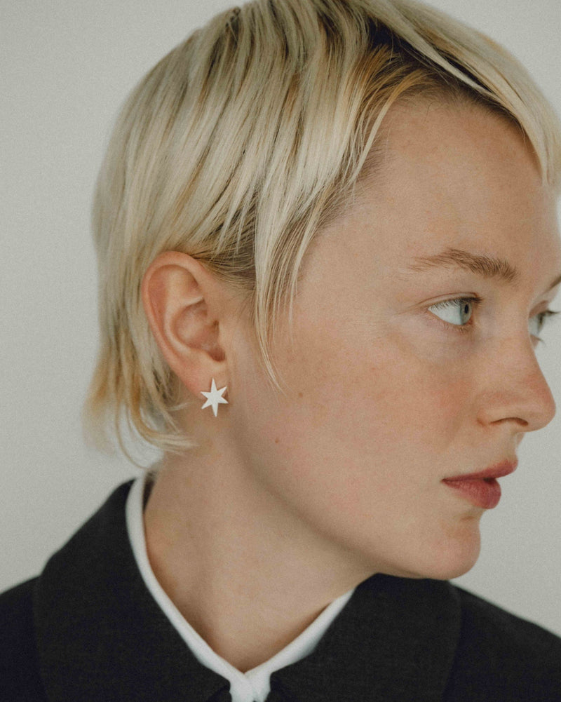 Sparkle Studs L 片耳（Gold / Silver）