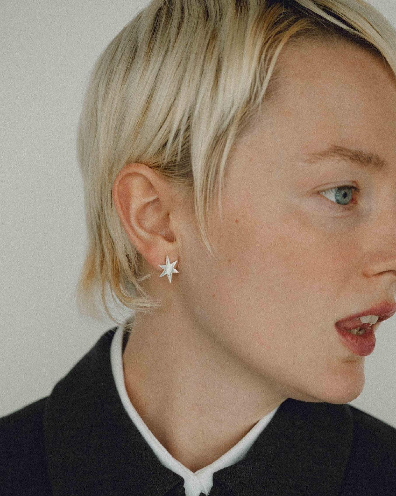 Sparkle Studs L 片耳 / Silver