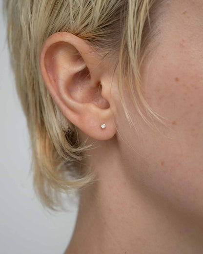 Diamond Studs 片耳 / 18K