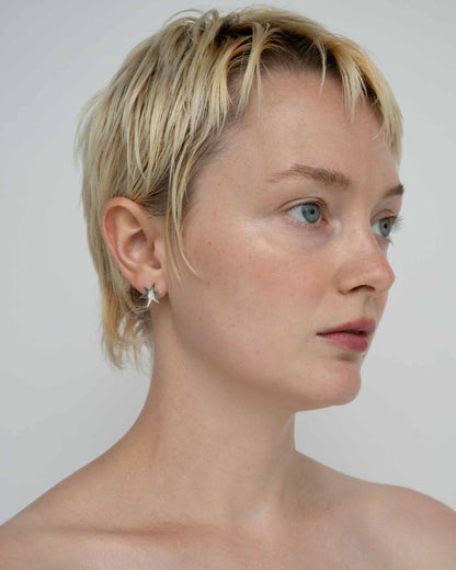 Sparkle Studs L 片耳 / Silver