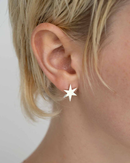 Sparkle Studs L 片耳 / Silver