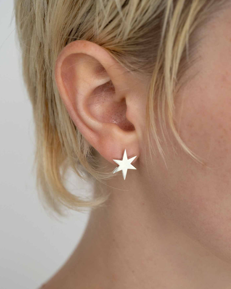 Sparkle Studs L 片耳（Gold / Silver）