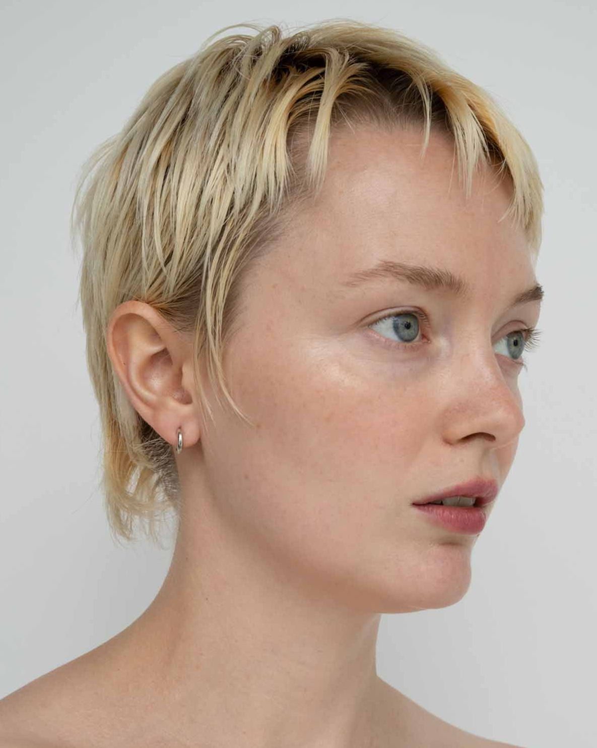 Lil Minimal Hoops / Silver