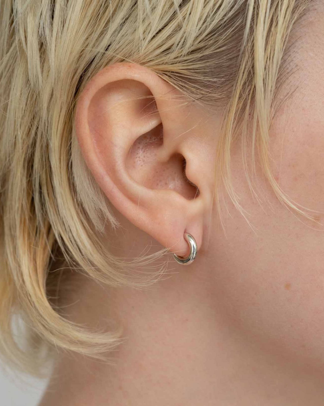 Lil Minimal Hoops / Silver