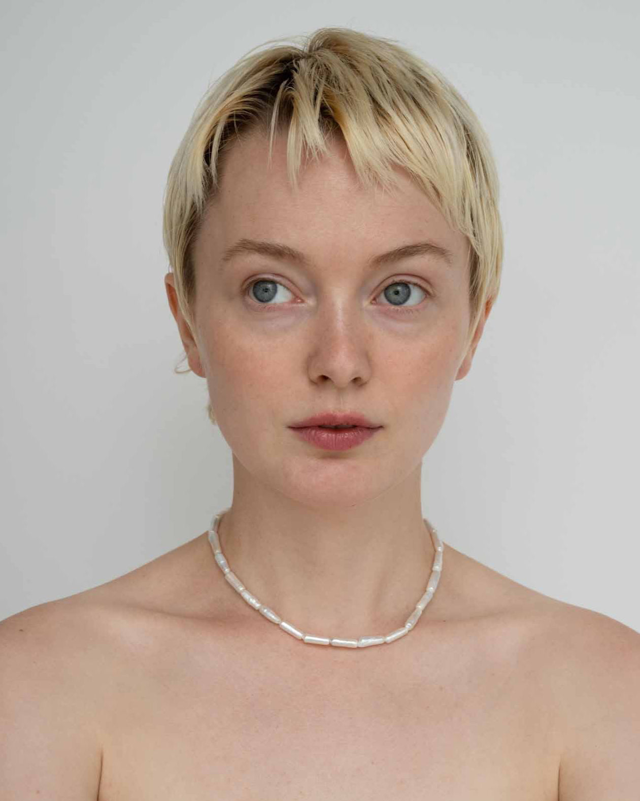 Stick Pearl Necklace（Gold / Silver）