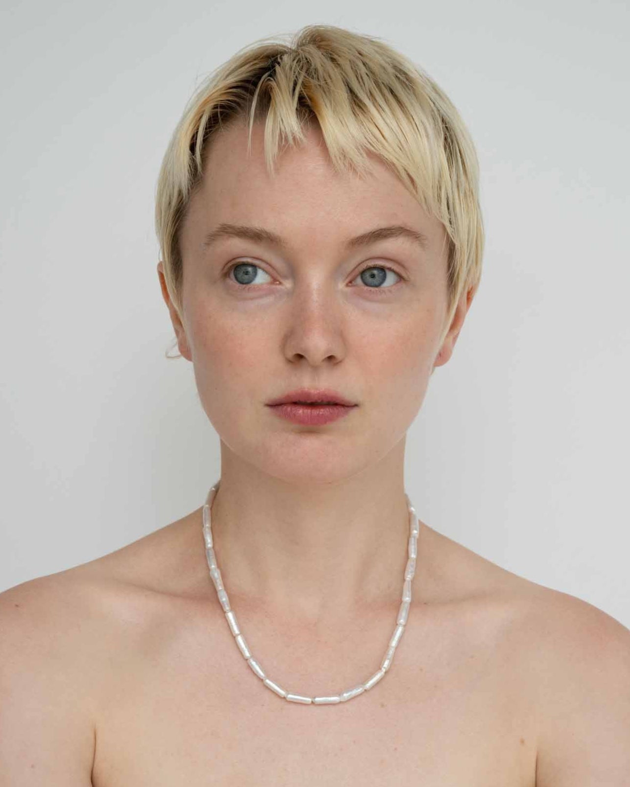 Stick Pearl Necklace（Gold / Silver）