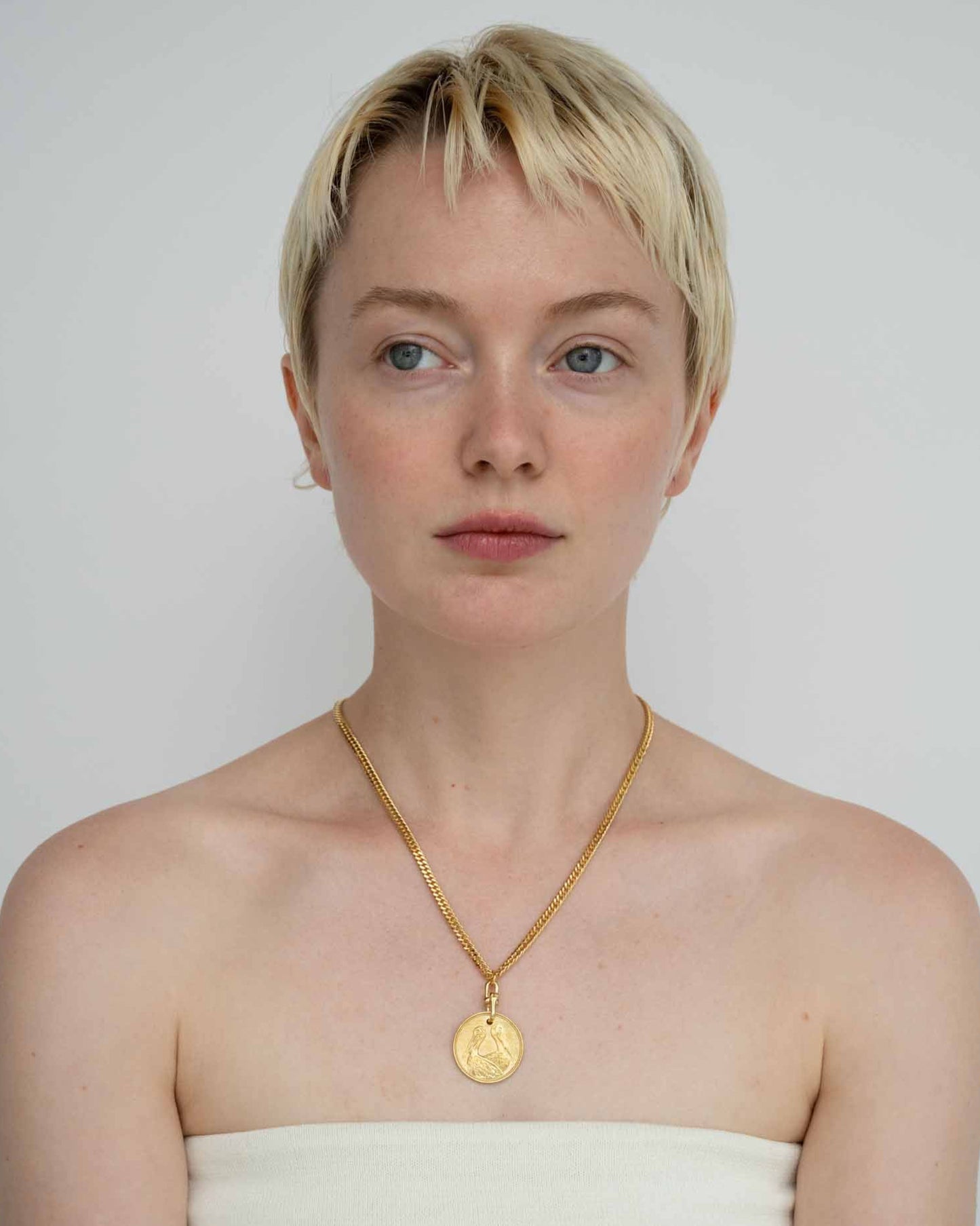 Heads Tails Coin Necklace