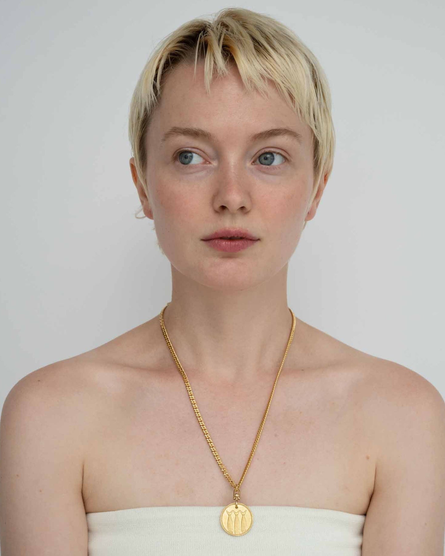 Heads Tails Coin Necklace