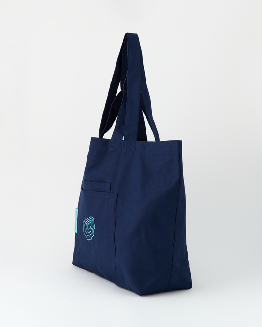 Oyster Big Tote Bag / Navy