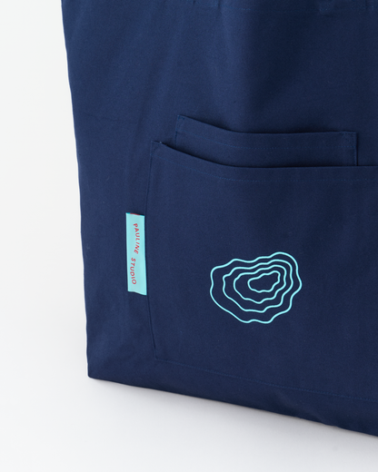 Oyster Big Tote Bag / Navy