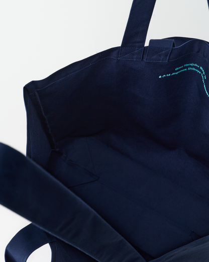Oyster Big Tote Bag / Navy