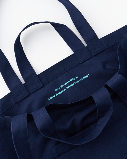 Oyster Big Tote Bag / Navy