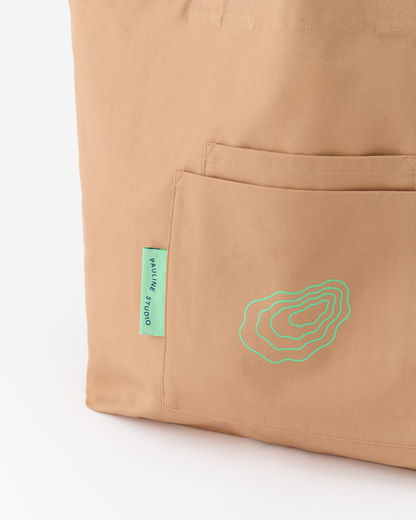 Oyster Big Tote Bag / Beige