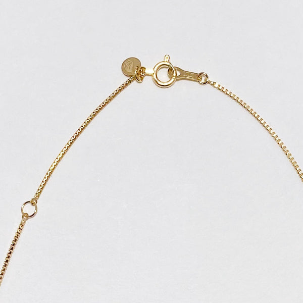 Fine Box Chain Necklace / 18K