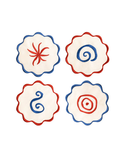 Amalfi Coasters 4 Set