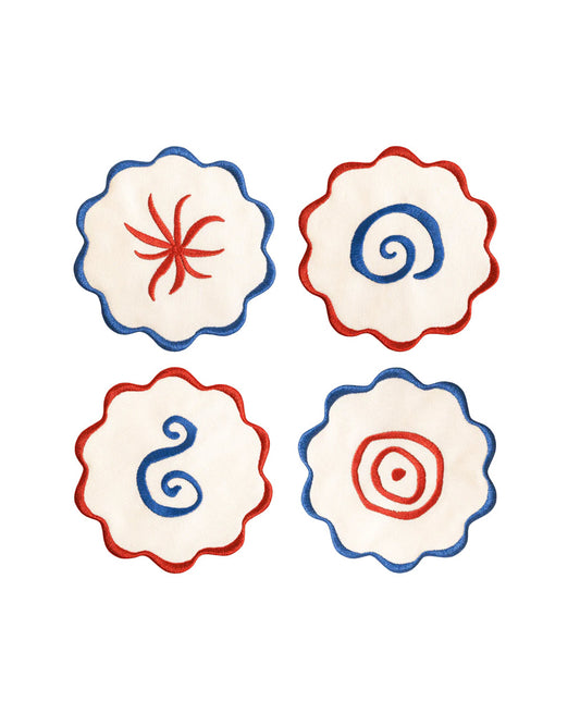 Amalfi Coasters 4 Set
