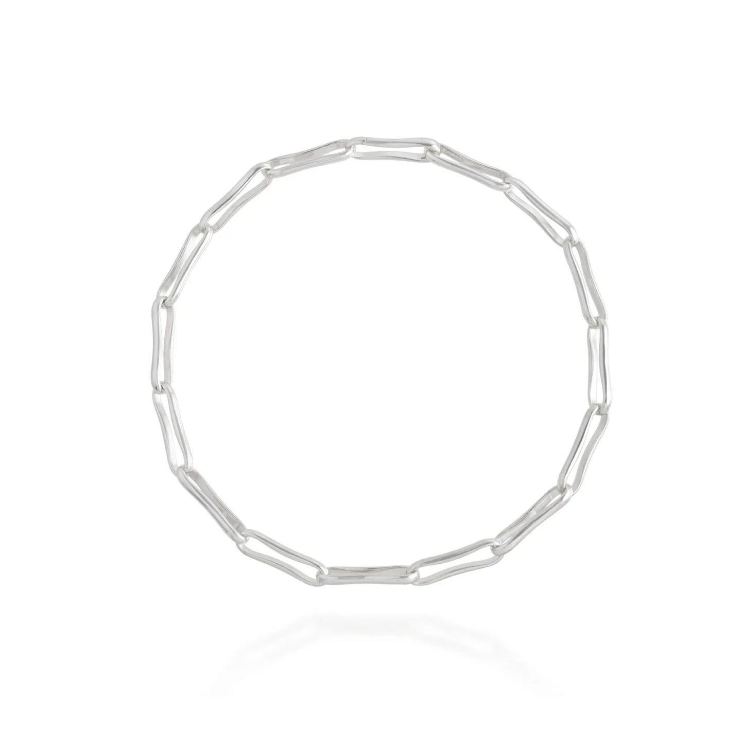 Chunky Link Necklace / Silver