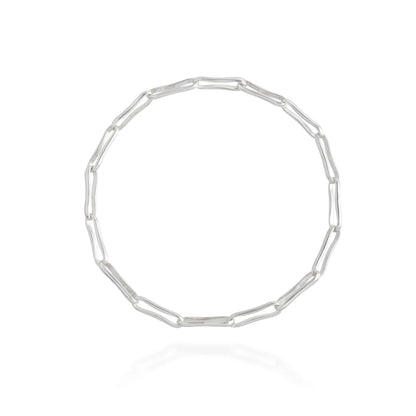 Chunky Link Necklace / Silver