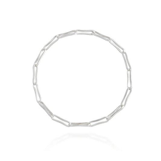 Chunky Link Necklace / Silver