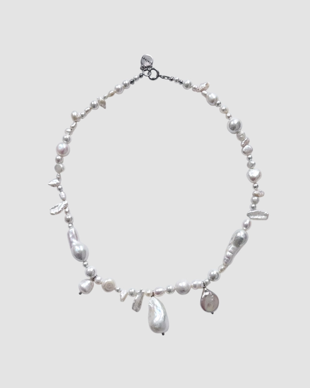 【Coming soon...!】OOAK Pearl Necklace / White