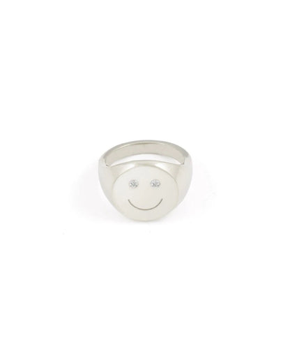 Smiley Ring / Silver