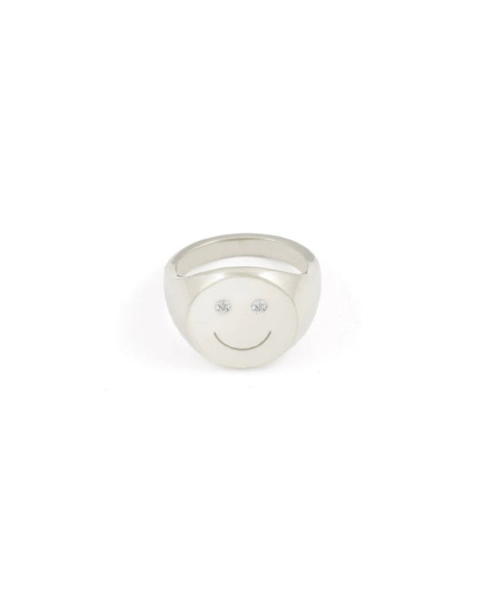 Smiley Ring / Silver