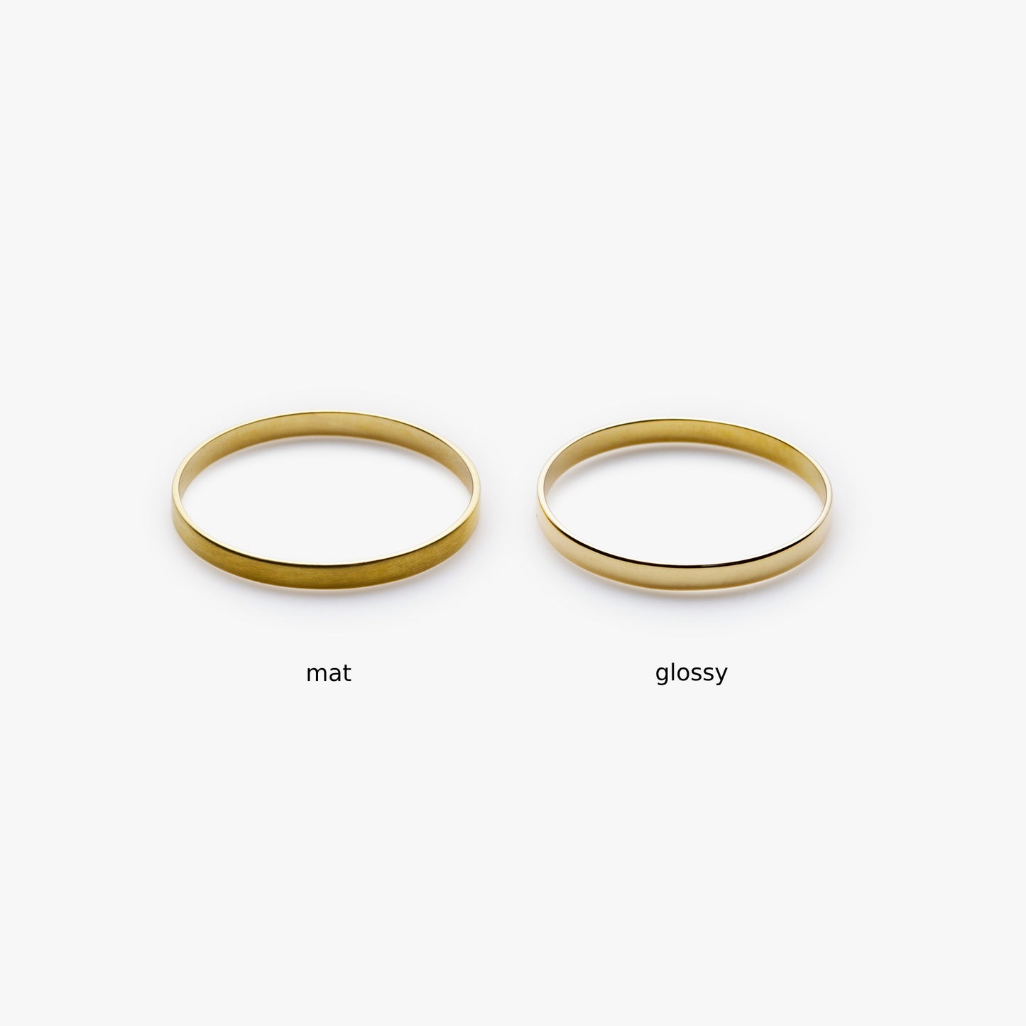 【受注生産】Flat Thick Ring / 18K