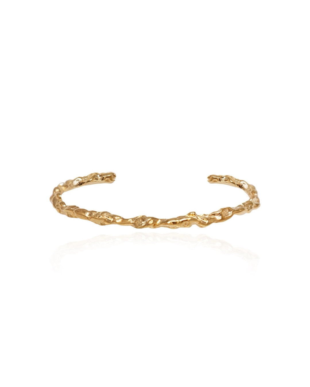 Melies Wrinkled Bangle / Gold