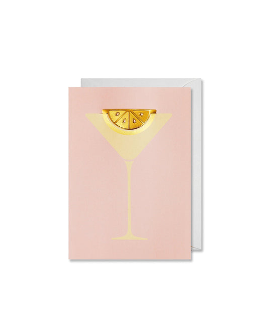 Metal Clip Greeting Card / Cocktail