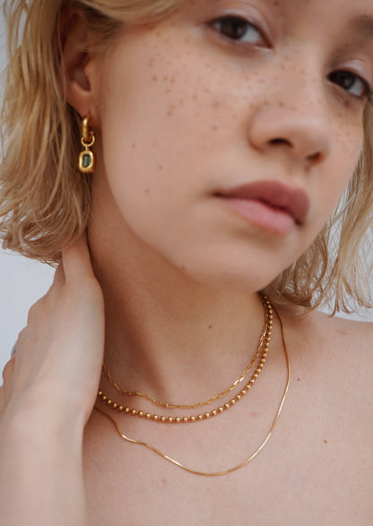 Ball Chain Choker 38cm（Gold / Silver）