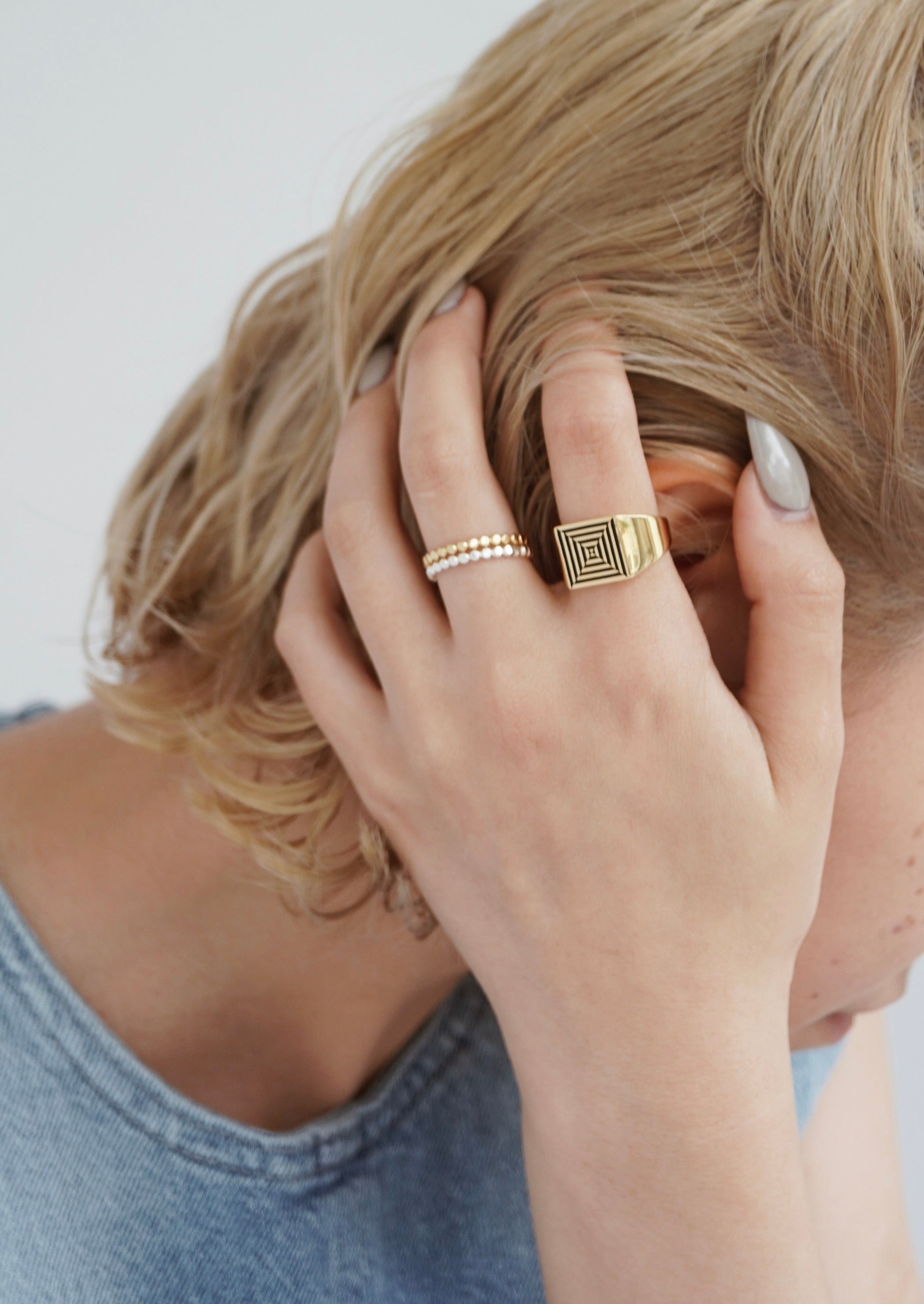 OOO Ring / Silver ＜Gilbert＞ – PAULINE STUDIO