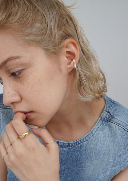 Plane Earcuff (Gold / Silver)